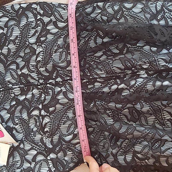 Pink hearts new kohls a line dress lace juniors - Picture 6 of 7